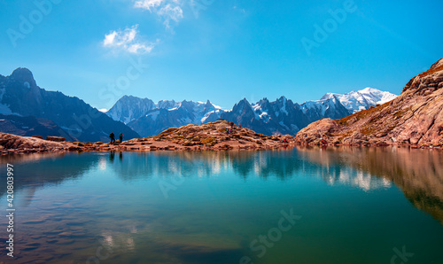 Obraz na płótnie Europe ,alps, lake, mountains, w salonie