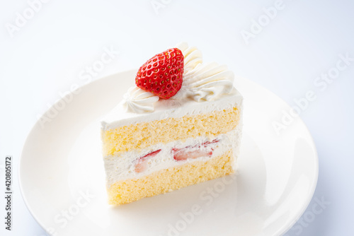 Schilderij op canvas イチゴショートケーキ