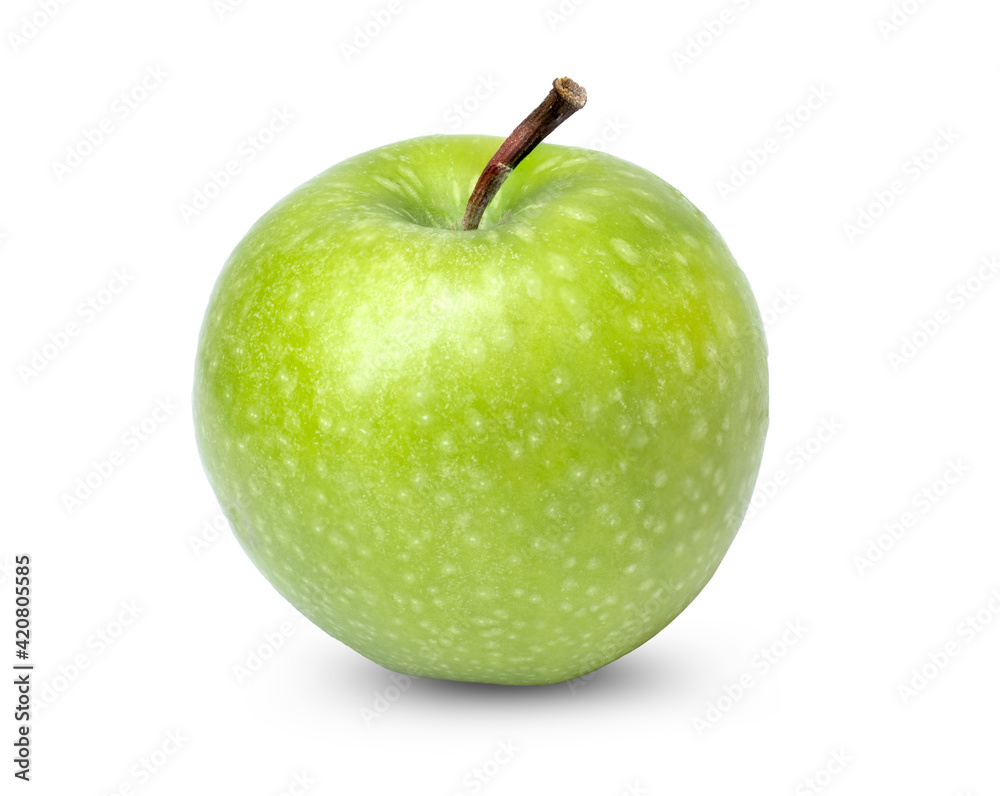 Fresh green apple isolated on white background Fresh green apple isolated on white background