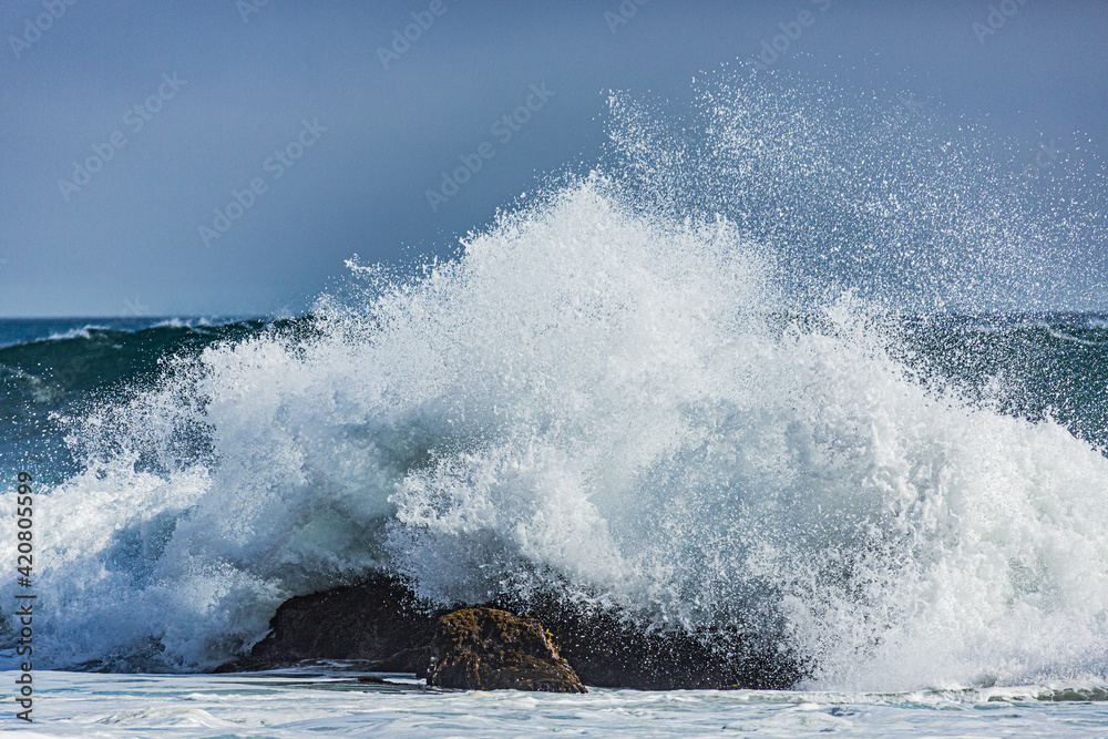 Naklejka premium Waves