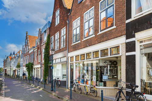 Fotografia, Obraz Street in Haarlem, Netherlandsм