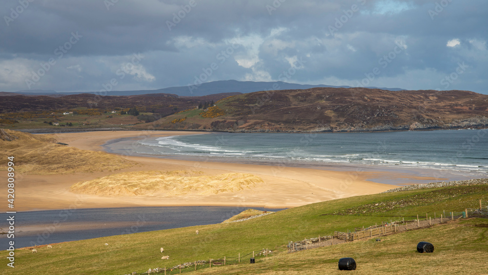 Obraz premium Torridale Bay from Bettyhill