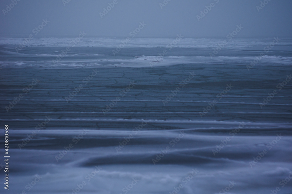 Frozen sea