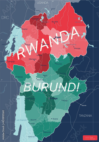 Rwanda and Burundi country ...