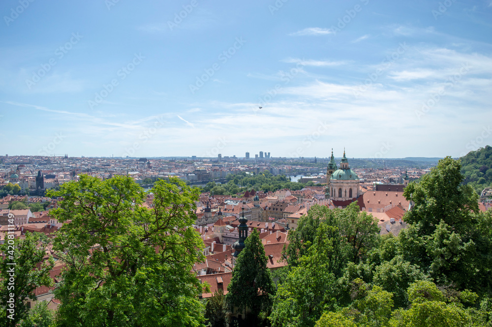 Blick über die Stadt, Prag, Tschechien