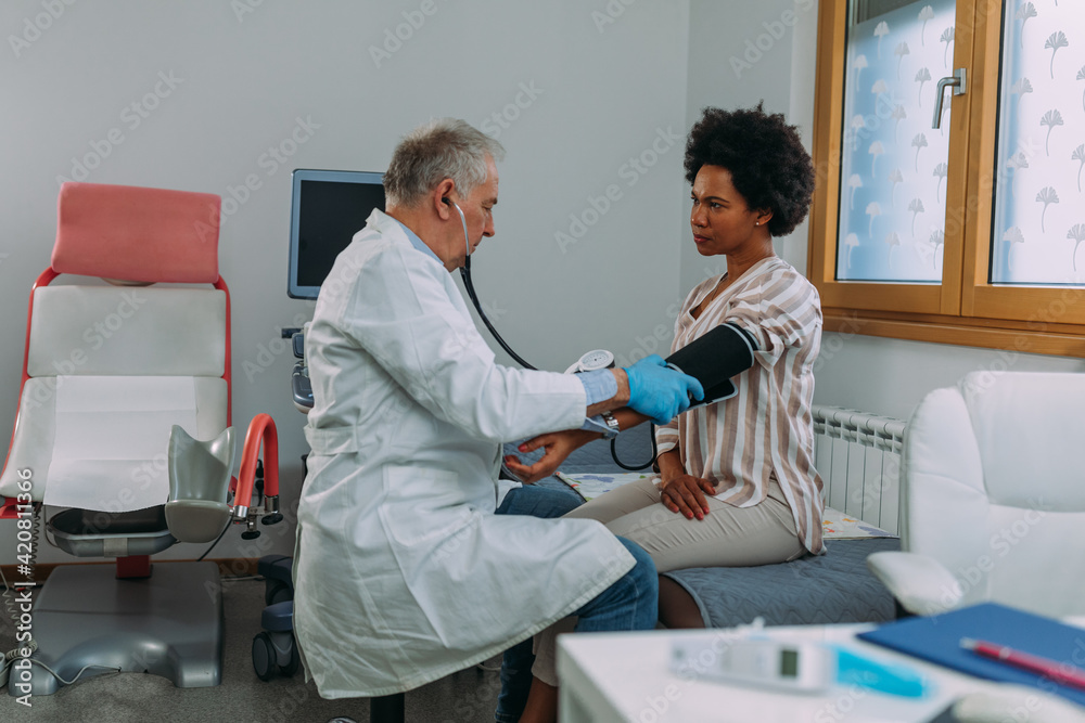 Fototapeta premium Patient on a regular checkup