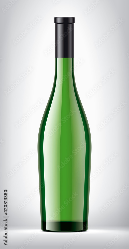 Color Glass Bottle on background. Foil version. Color Glass Bottle on background. Foil version.