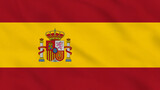 Spain Crumpled Fabric Flag. Spain Flag, Spain Banner. Europe Flags. Celebration. Flag Day. Patriots. Surface Texture. Background Fabric.