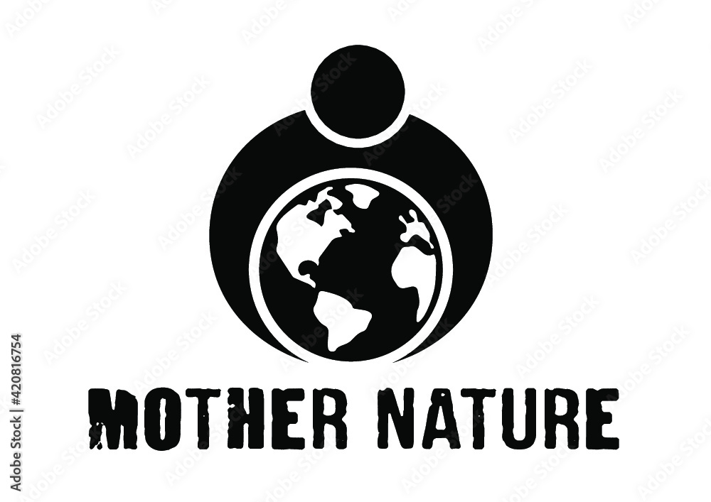 Fototapeta premium Mother nature logo