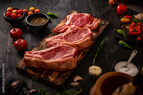 Fotografie filete punta de anca carne de res