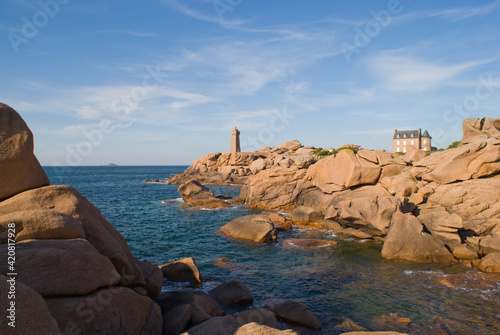 Rocks, sea and lighthouse © piki
