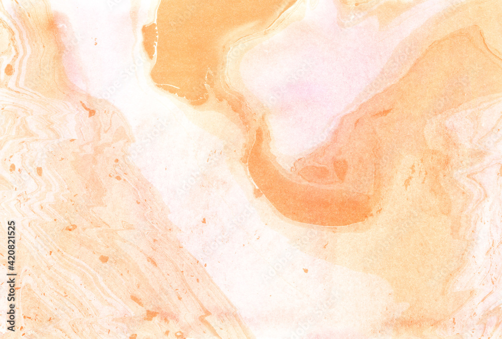abstract watercolor background with brush