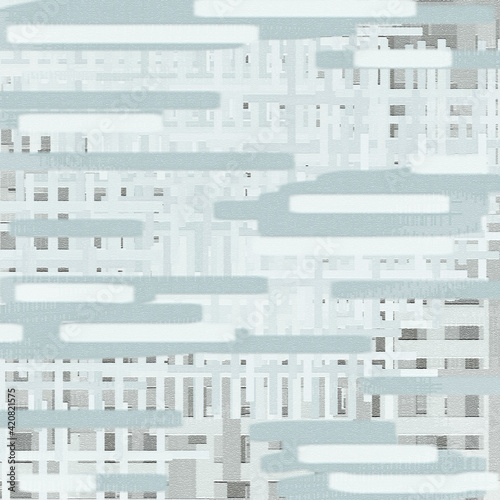 Abstract pattern with ornamental brushes splashes. Modern abstract design for wallpapers, carpet, cover fabric, interior decor and other users