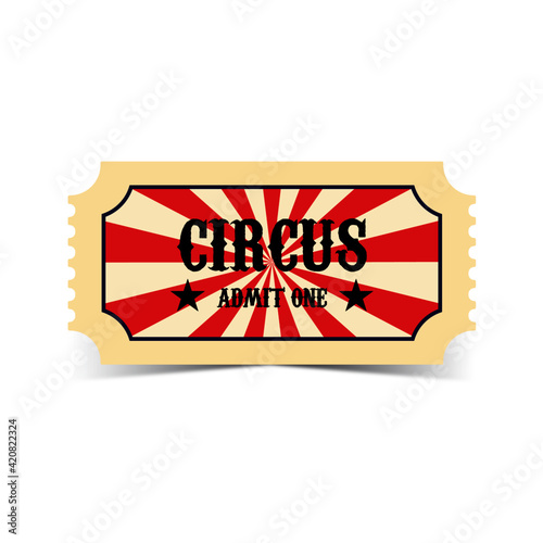 Circus tickets.