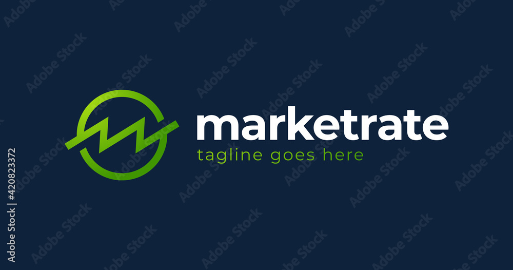Bank or finance organization letter M or W logo template. Marketing rate simple circle logotype in polygonal style. Bank or finance organization letter M or W logo template. Marketing rate simple circle logotype in polygonal style.