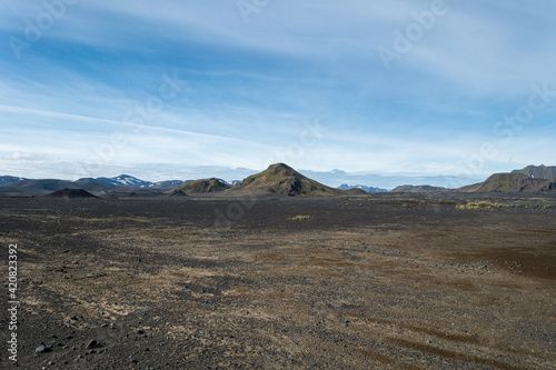 Landscape in the Landmannalaugar  Fjallabak Nature Reserve  Iceland  Europe