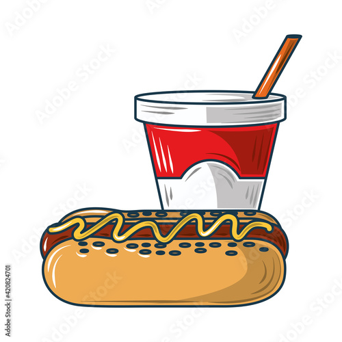 fast food hotdog