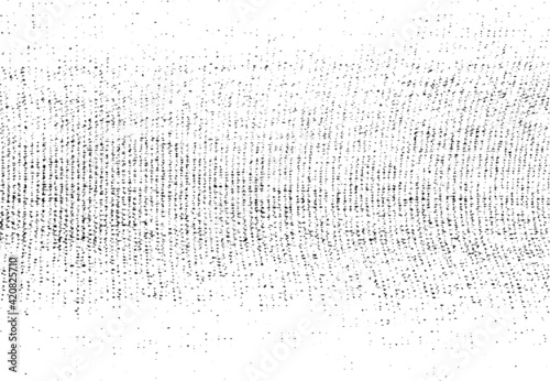 Vector fabric texture. Distressed texture of weaving fabric. Grunge background. Abstract halftone vector illustration. Overlay to create interesting effect and depth. Black isolated on white. EPS10.