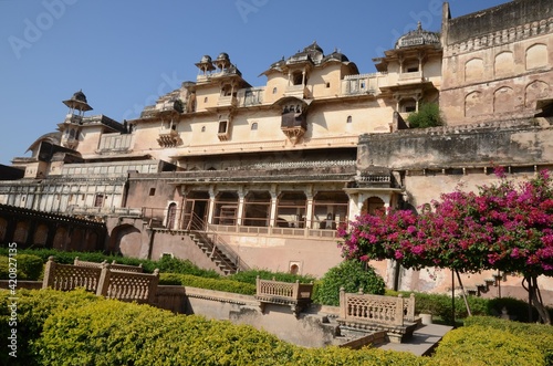 Garden of Taragarh fort in Rajasthan