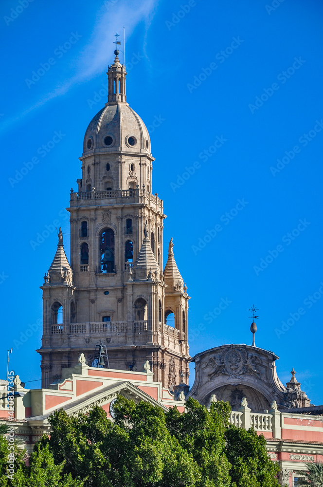 Baroque Cathedral of Murcia, Spain