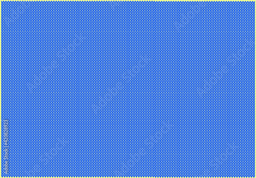Knitted pattern in background shade French blue. Template from the palette of the year Spring-Summer 2021. Fashion. Banner. Basis for writing texts, posters, postcards, advertisements