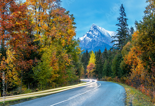 Obraz na płótnie Slovakia, forest, Krivan, Hight Tatras, Vysoké Tatry, national park, w salonie