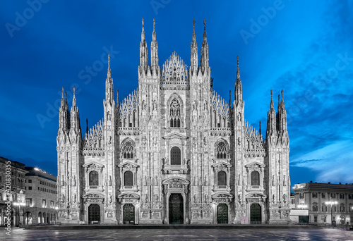 The Duomo-Cathedral symbol of Milan, Italy
