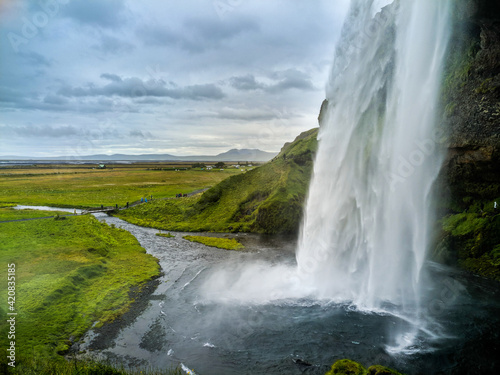 Seljalandsfoss Waterfall, Southern Iceland, Europe