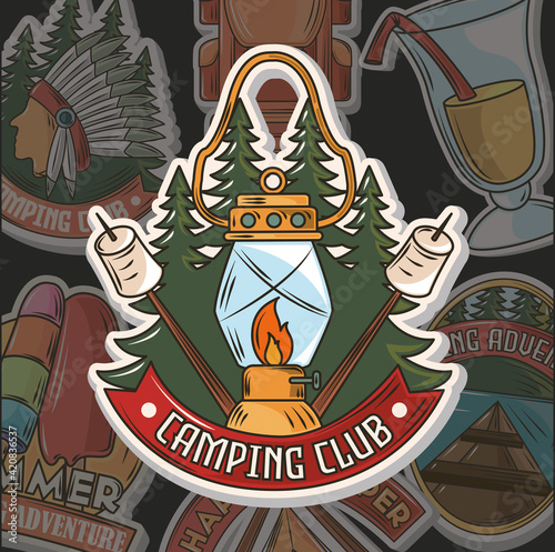 camping club patch