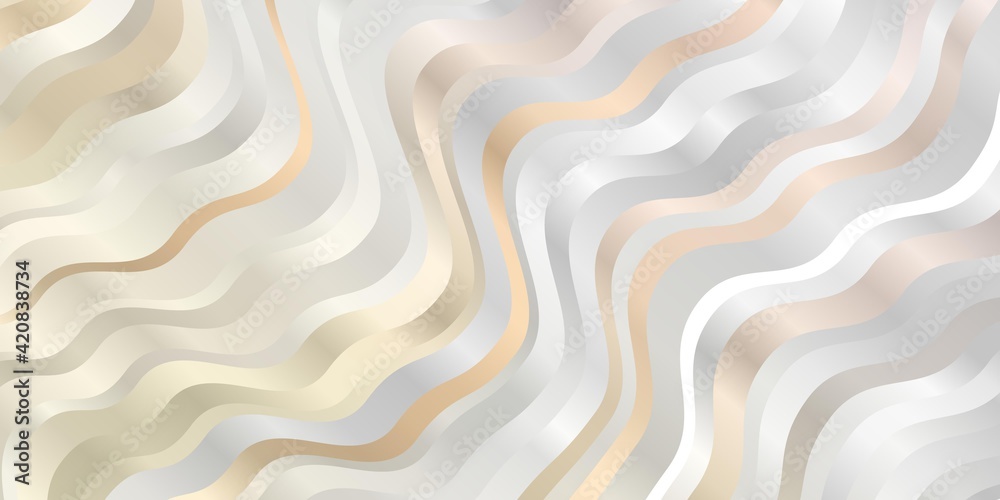 Light Orange vector texture with circular arc.