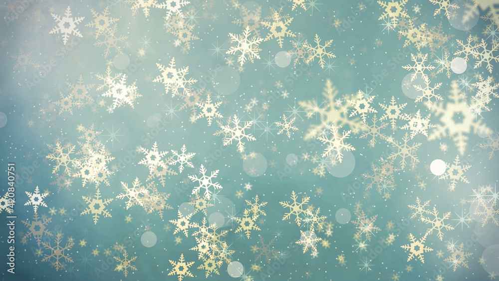 Abstract Christmas Snow Flake Background Abstract Christmas Snow Flake Background