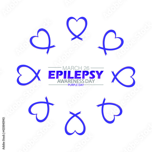 World epilepsy day ,Vector Illustration.