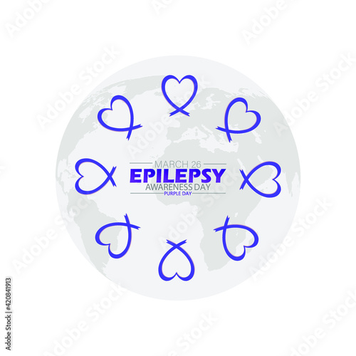 World epilepsy day ,Vector Illustration.