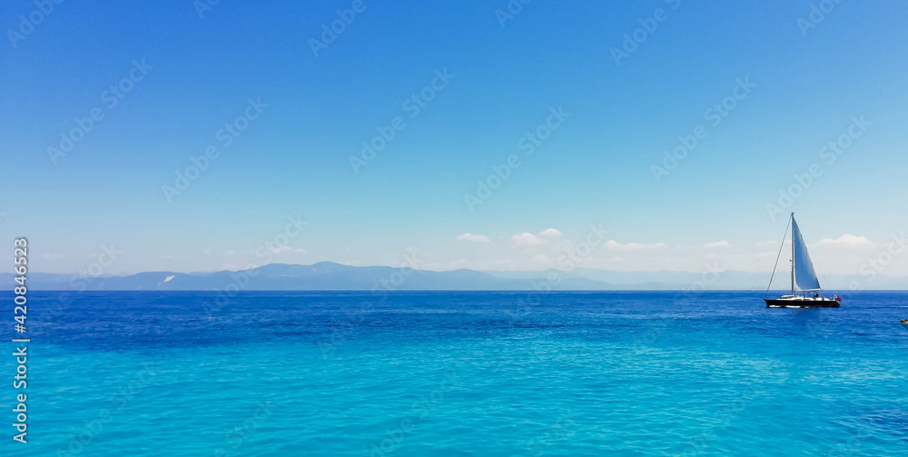 Obraz premium sailboat on the sea