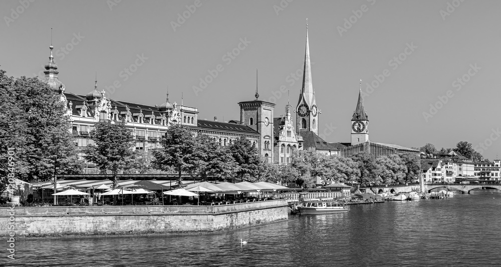 Beautiful Dresden city skyline at Elbe River and Augustus Bridge, Dresden, Saxony, Germany