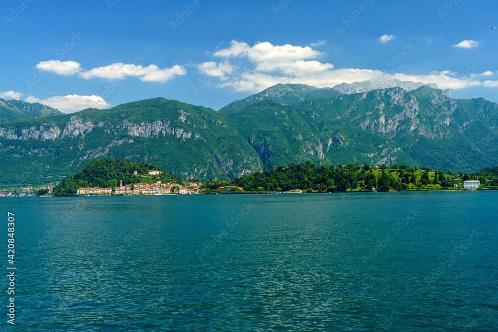 The lake of Como (Lario) at Tremezzo, Italy