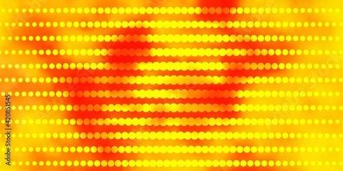 Light Pink, Yellow vector template with circles.