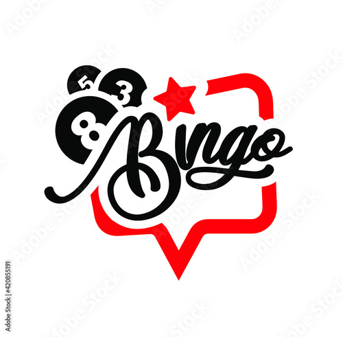 vector illustration of bingo	