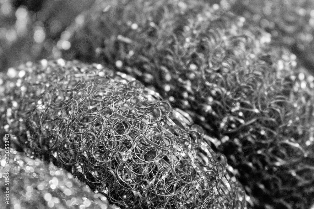 Steel Wool Texture Macro Photo Stock Photo Adobe Stock