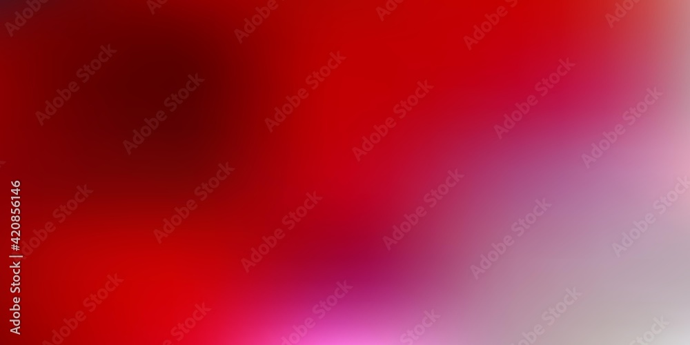Light red vector gradient blur backdrop.