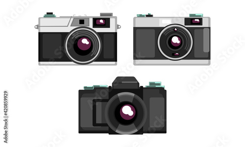 Camera as Optical Instrument for Capturing Image Vector Set