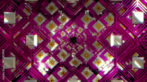 Abstract Geometric Art Deco Background