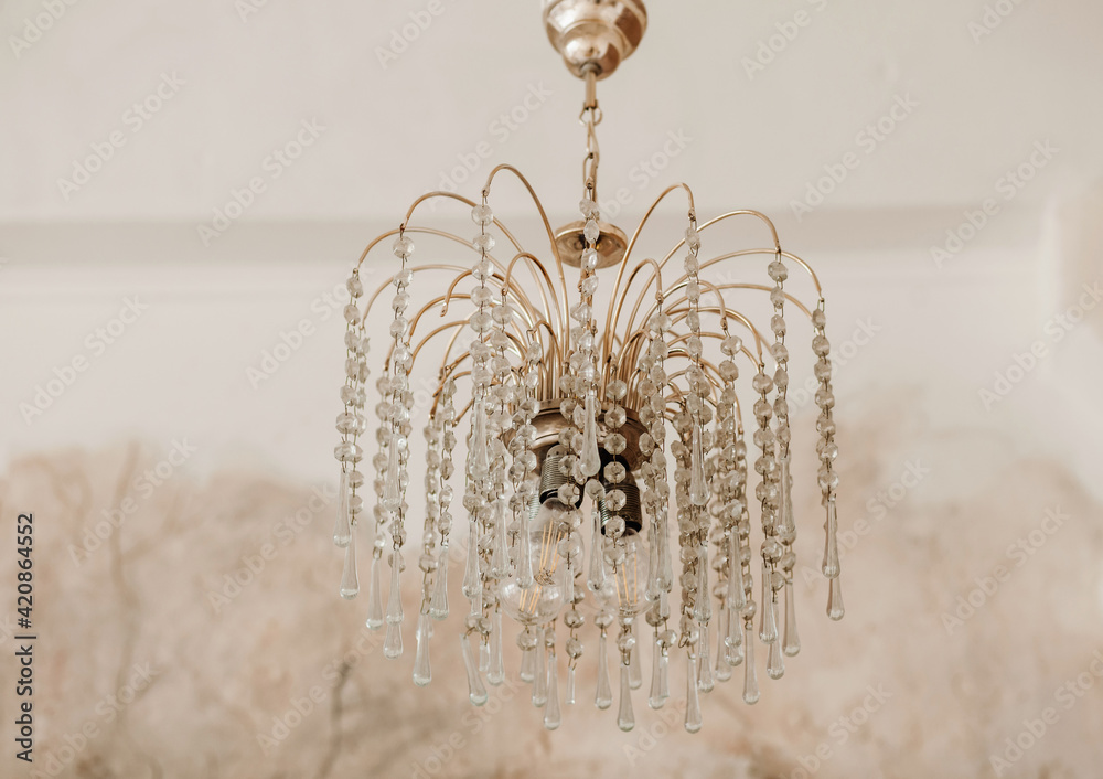 beautiful crystal chandelier