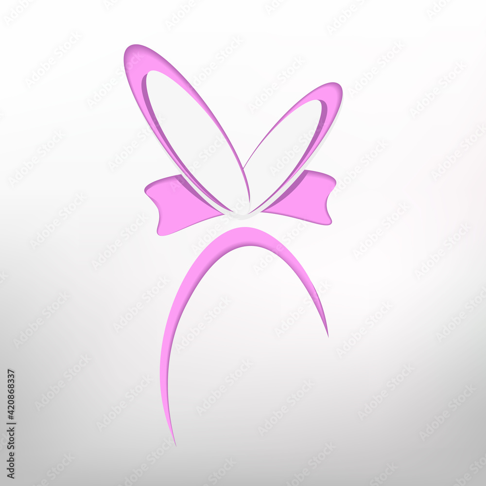 Easter poster and banner template with an Easter egg and rabbit ears on a white background.Greetings and gifts for Easter in a flat style.Promotion and shopping template for Easter Easter poster and banner template with an Easter egg and rabbit ears on a white background.Greetings and gifts for Easter in a flat style.Promotion and shopping template for Easter