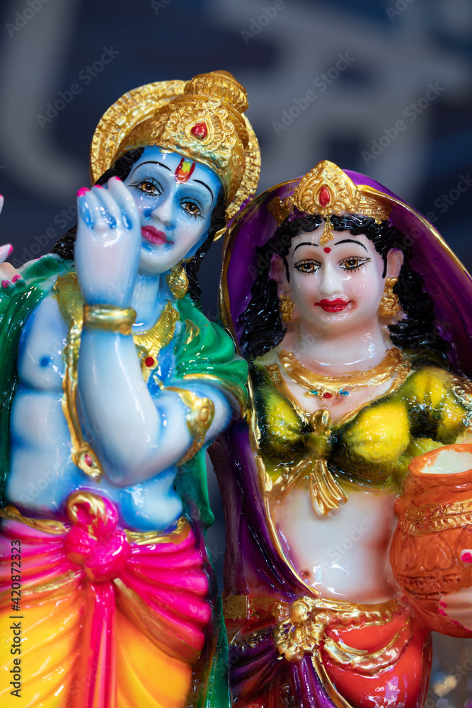 Statue Of Hindu God Shri Krishna Also Known As Sri Krushna Kanha