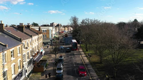 CITYSCAPE AERIAL OF WANSTEAD EAST LONDON photo