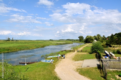 river, water, active recreation, Biebrza, photo