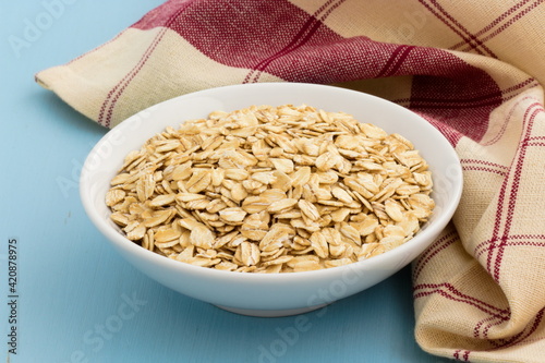 Healthy raw oats