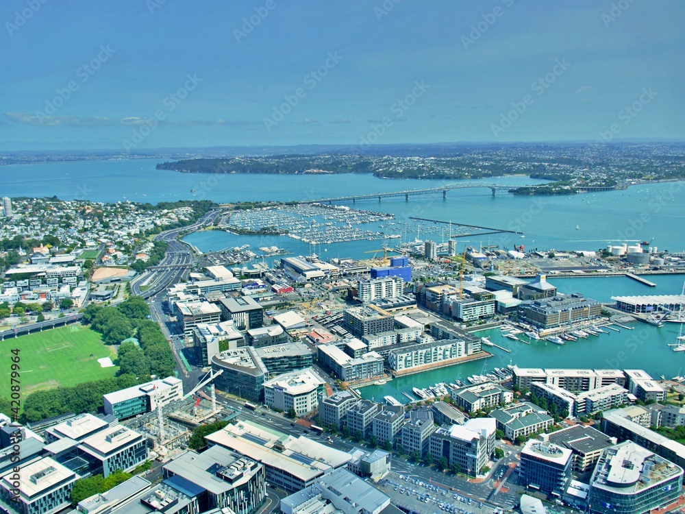 Blick über Auckland