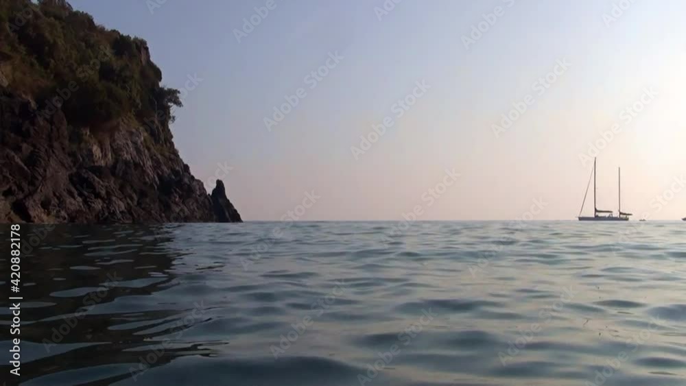 A calming video of an inlet at sundown. Afterglow of sunset. A calming video of an inlet at sundown. Afterglow of sunset.